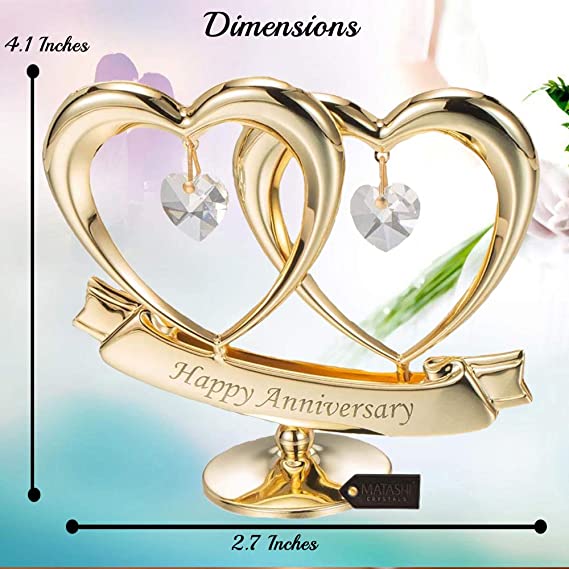 YWHL Gifts for Girlfriend Romantic to My Girlfriend Crystal Heart Keepsake  with Colorful LED Base Girlfriend Birthday Gifts, Anniversary Christmas